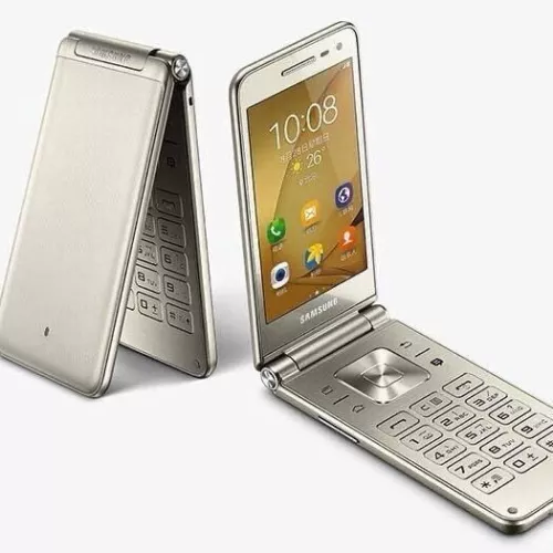 Entsperrt Samsung Galaxy Ordner G1600 Dual SIM LTE Flip 8MP Tastatur Smartphone - Bild 3 von 6
