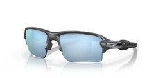 Oakley POLARIZED Sunglasses Flak 2.0 XL OO9188-G359 Black Camo W/ PRIZM Deep H2O