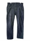 HUDSON Mens corduroy pants Blake Slim Straight 29x29 black w/ white "shimmer" — photo 1