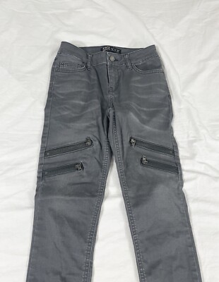 Zara Z1975 Women Gray Zipper Skinny Pants Size 4