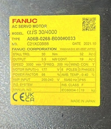 FANUC A06B-0268-B000#0033 STRAIGHTER ONLY - Picture 2 of 2