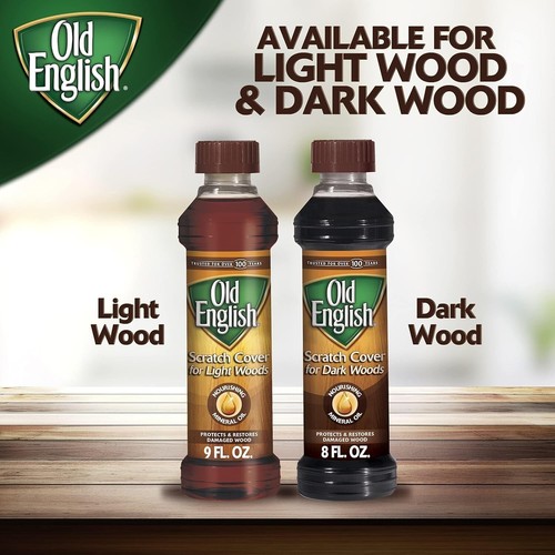 Old English 75144 Scratch Cover For Dark Woods, 8oz Bottle, Wood Polish - Picture 7 of 11