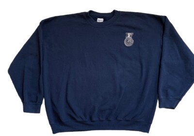 Federation of Fly Fishers Sweatshirt FFF Fishing shirt Vtg Gildan 2XL Embroidery