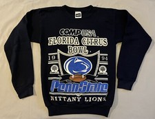 Vintage Penn State Sweatshirt Tultex 1994 Florida Citrus Bowl Crewneck Navy M