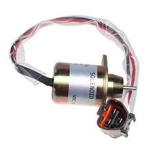 12V Fuel Shutoff Stop Solenoid M810324 for John Deere 4200 4300 4600 4700