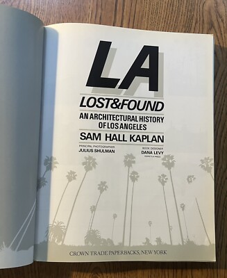 LA Lost & Found サム・ホール・カプラン著 LA Lost & Found by