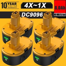 18V 8 Ah For Dewalt 18 VOLT DC9096 DC9098 Li-ion/Ni-MH Battery or Charger DC9099