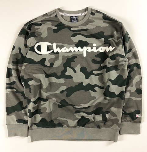 camo champion sweatshirt
