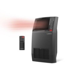 Lasko 1500-Watt 20 in. Black Electric Heater ...