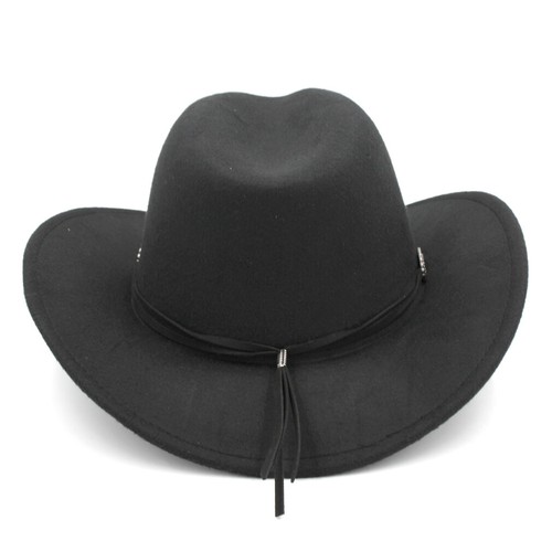 Kids Children Western Cowboy Hat Black Rope Band for Halloween Masquerade Party - Picture 5 of 24