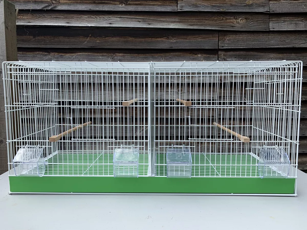 Double breeder bird cage hot sale