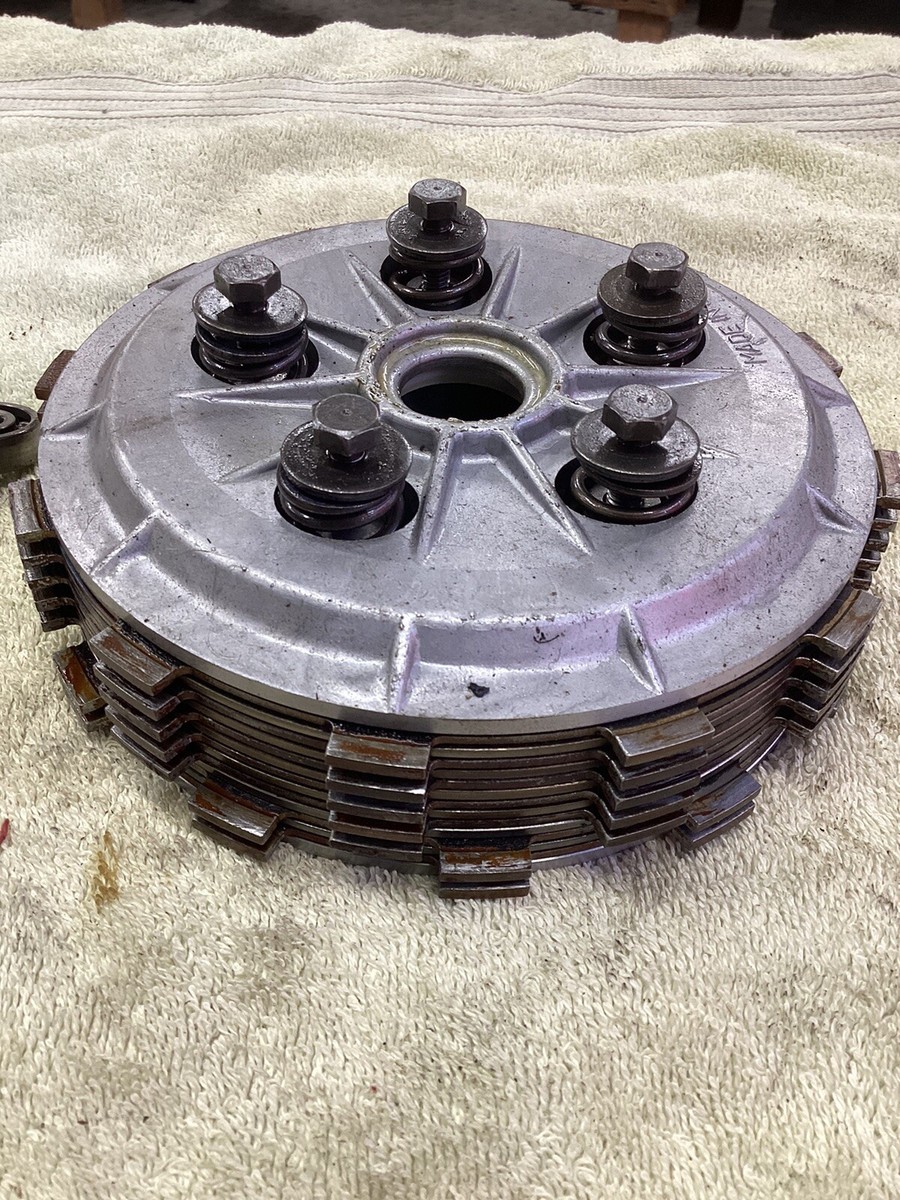 late 80s Kawasaki EX500 Ninja, clutch basket and Plates, factory