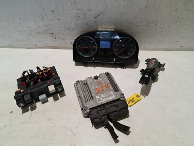 Volkswagen Touran ECU Speedo Ignition Lock & Key BCM Fuse Box 2.0 Diesel 2005 1T