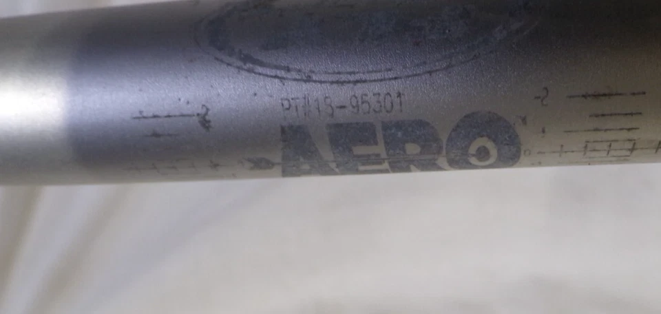 FLY Racing Tapered Aero CR High Classic Silver 1-1/8 Handlebar Pad 18-95301 - Image 2 of 4