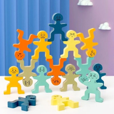 3D Wooden Stacking Block Game Toys for kids