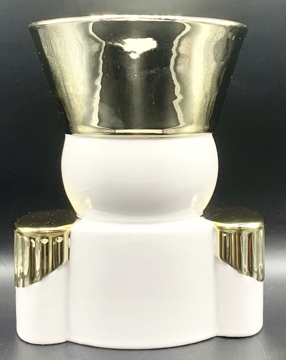 Bath & Body Works Gold Christmas Nutcracker 3Wick Ceramic Candle