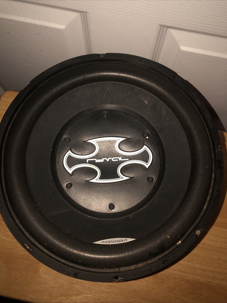 Phoenix Gold RYVAL V12D 12” Subwoofer 600W Subwoofer tested works
