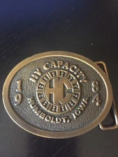 Hy-Capacity 1984 Humboldt Iowa Belt Buckle Parts for Agricultural Equipment L Ed