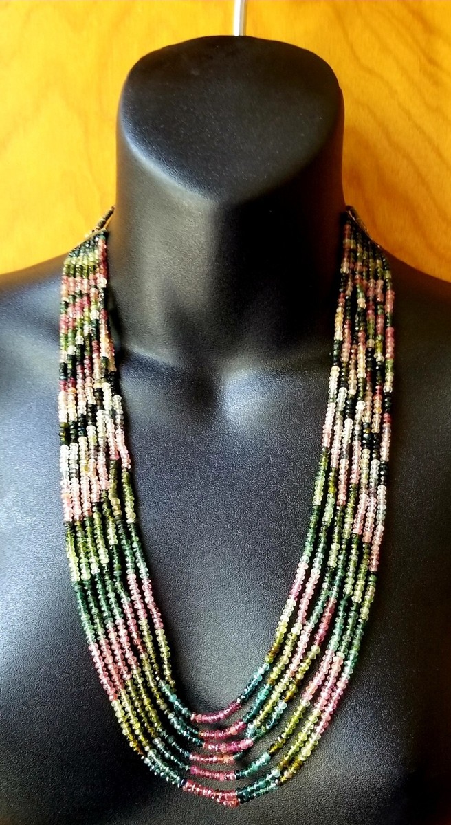 Gorgeous chain with beautiful stones in excellent condition, never worn. s-l400.jpg main image 2
