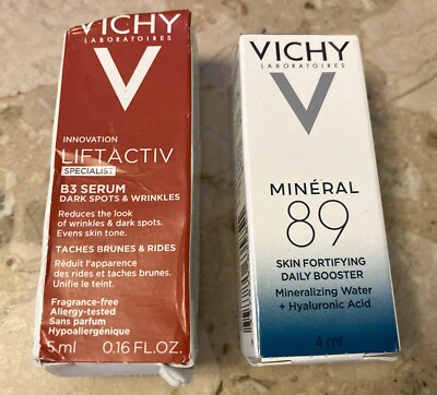 VICHY LiftActiv Vitamin B3 Face Serum-Dark Spots & Wrinkles Mineral 89 Travel Sz