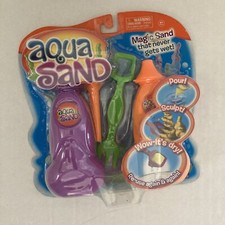 NIP Aqua Sand - Purple Orange - Magic Sand That Never Gets Wet Spin Master Toy