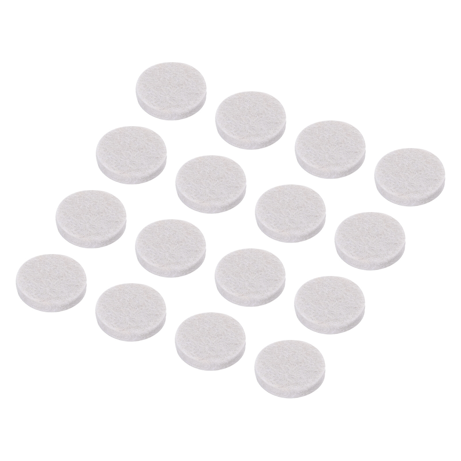 24pcs Felt Furniture Pads, 0.98 Inch Round Small Felt Protectors Beige