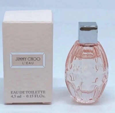 NEW Jimmy Choo L'Eau Eau de Toilette  Deluxe Mini Perfume ~ 0.15 fl oz 4.5ml NEW