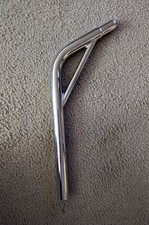 NEW CHROME LAID BACK SEAT POST WITH BRACE 25.4 MM FOR BICYCLES