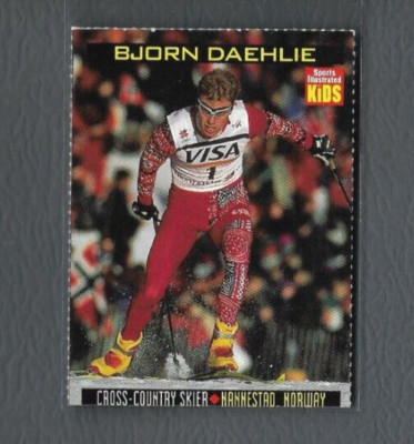 1999 SI Kids BJORN DAEHLIE Rookie Olympic Cross Country Skiing Sports Norway 800