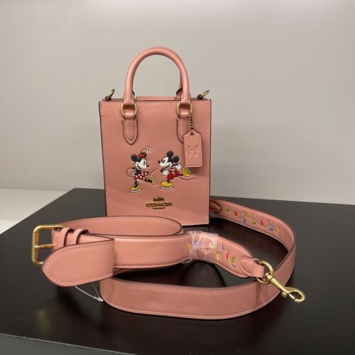 Coach CN023 B4OFE Borsa a tracolla multi spazzola leggera Topolino Disney OUTLET INUTILIZZATA - Foto 5 di 24