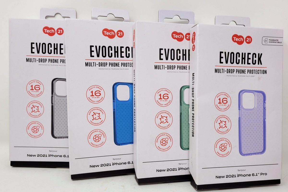 Tech21 EvoCheck Case for iPhone 13 Pro, 16ft Drop Protect, MagSafe
