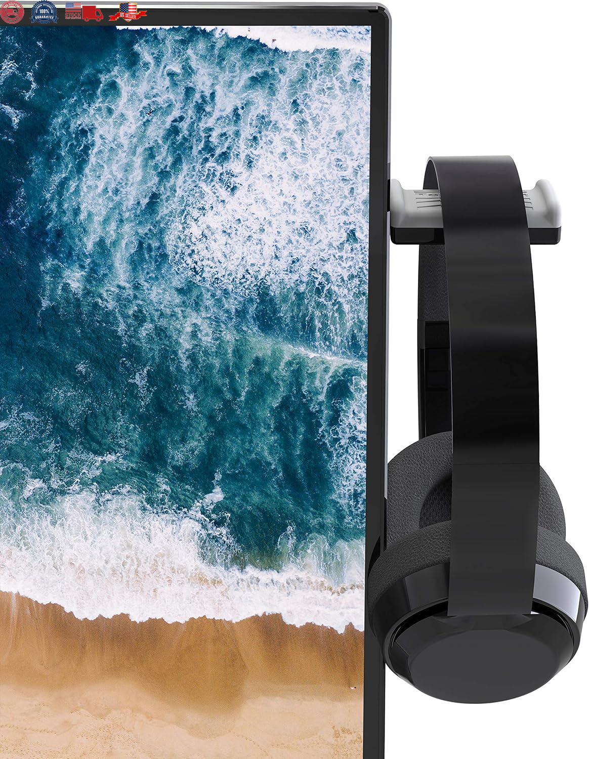 Monitor Stand for Headphones and Headsets (Premium-Grade Holder Saves Desk-image