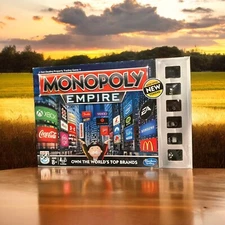 2014 Monopoly Empire Board Game Own The Worlds Top Brands 100% Complete
