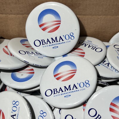 Collectible PINS - Obama Official Presidential Buttons - Original campaign