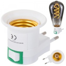 Adapter Lampenadapter Schalter 230v e27