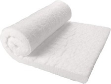 Ceramic Fiber Insulation, 1" Thick x 12" x 24", 2400F Fireproof Insulation Bl...