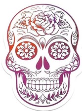 Sugar Skull Set of Plastic Decals set of 50