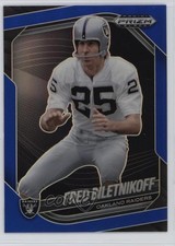 2025 Panini Prizm Black Blue Prizm 161/199 Fred Biletnikoff #109 HOF 19l7