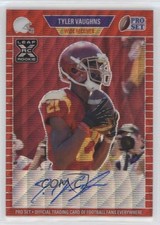 2021 Leaf Pro Set Metal 1989 Auto Red Wave 4/75 Tyler Vaughns #PA-TV1 Auto 0a2