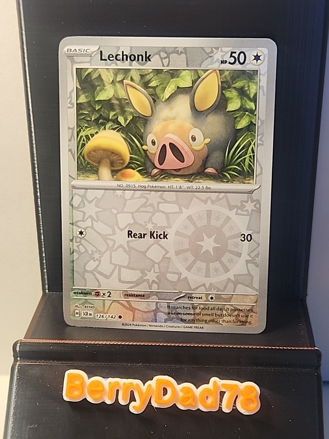 Lechonk 126/142 Sv07 Stellar Crown Reverse Holo Pokémon TCG NM