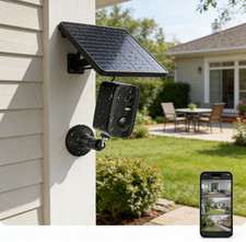 4MP Solar Panel Security Cameras Wireless Outdoor Battery Powered Cameras