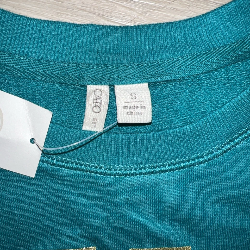 Sudadera Cato Mujer Pequeña Howdy Pullover Cuello Redondo Colorido Letras Top Foto 3 de 4