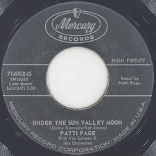 PATTI PAGE Trust In Me MERCURY 71400X45 VG+ 45 RPM 1958 Vocal 7" Pop Jukebox