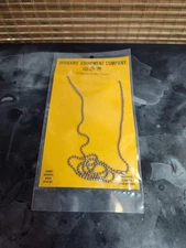 Officers Equipment Company Stainless Steel Dog Tag Chains 24” & 4.5” New in Pack