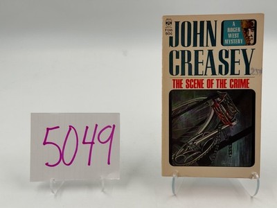 Roger West Mystery John Creasey The Scene of the Crime Berkley PB 6/1966