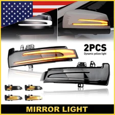 For Mercedes-Benz W203 2004-2007 LED Side Rearview Mirror Turn Signal Light 2PCS