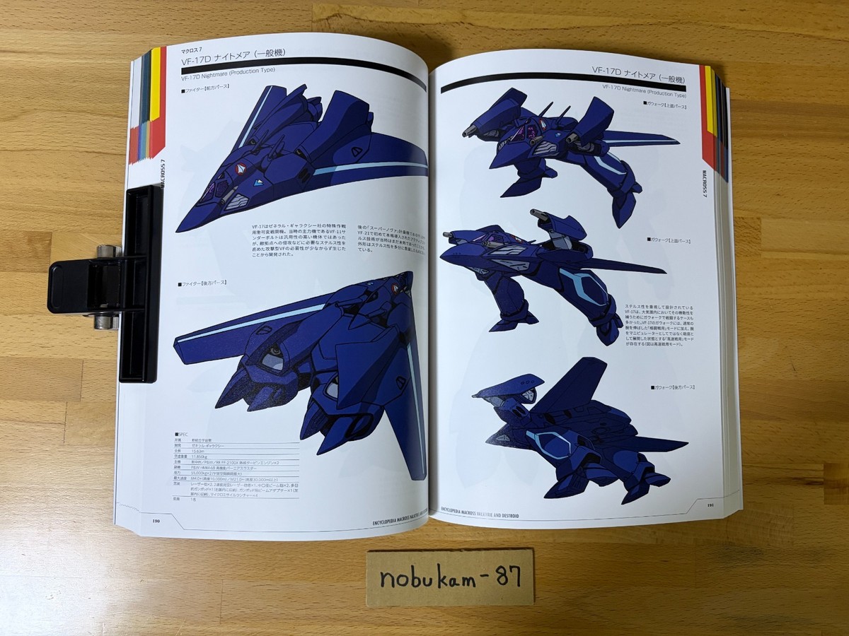 Encyclopedia Macross Valkyrie & Destroid Art Book | eBay