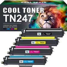 Cool Toner TN247 ?11.51 cm x 16.51 x cm, Black Magenta Yellow Cyan 