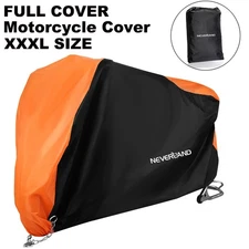 Motorcycle Bike Waterproof Cover For Harley Davidson Road Street Glide Touring Q