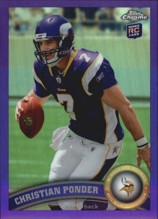 Christian Ponder trading card